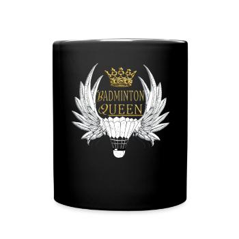 Badminton Idée cadeau Sport Design - Mug uni - noir - Devant