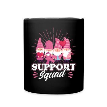 Gnome Support Suqad - Full Colour Mug - black - Front