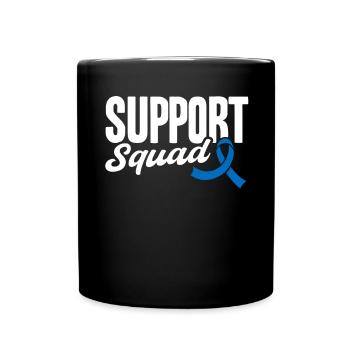 Support Squad - Tasse einfarbig - Schwarz - Vorne