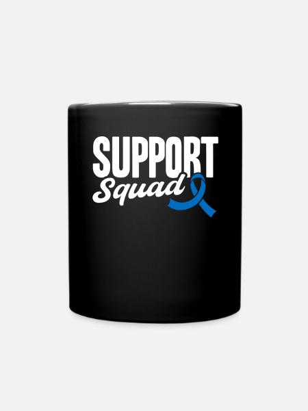 Support Squad - Tasse einfarbig - Schwarz