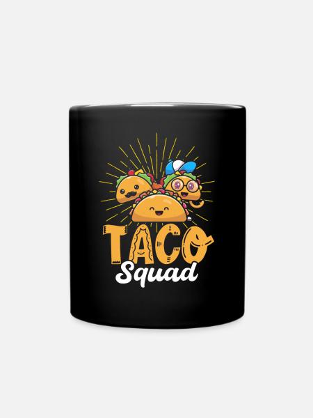 Taco Squad - Tasse einfarbig - Schwarz