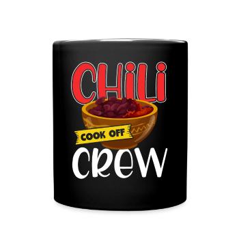 Chili Cook Off Crew - Full Colour Mug - black - Front