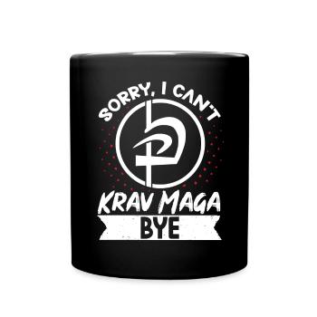 Krav Maga Apparel Israeli Self - Tasse einfarbig - Schwarz - Vorne
