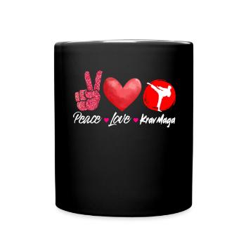 Krav Maga Apparel Israeli Self - Full Colour Mug - black - Front