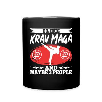Krav Maga Apparel Israélien Self - Mug uni - noir - Devant