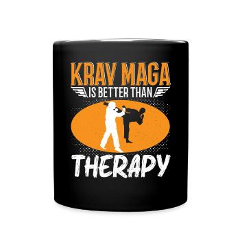 Krav Maga Apparel Israélien Self - Mug uni - noir - Devant