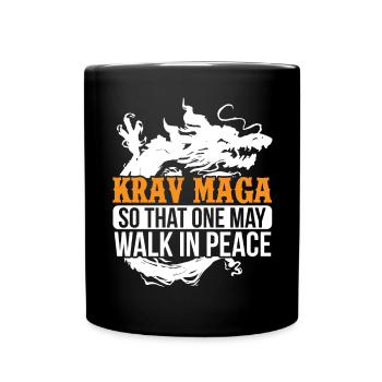 Krav Maga Apparel Israeli Self - Full Colour Mug - black - Front
