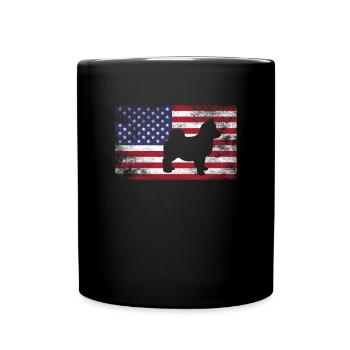 Pomsky dog owner dog breed dog Pomsky - Full Colour Mug - black - Front