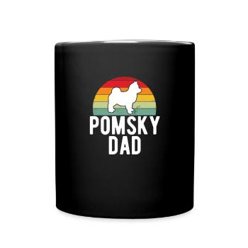 Pomsky - Full Colour Mug - black - Front