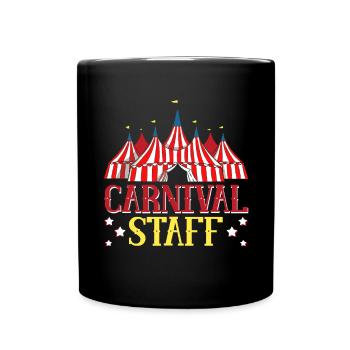 Circus Party Accessories - Carnival Staff - Full Colour Mug - black - Front
