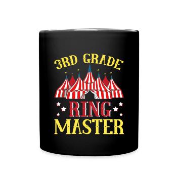 Circus Party Accessories - Carnival 3rd Class Ring - Full Colour Mug - black - Front