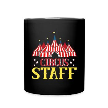 Circus Party Accessories - Carnival Staff - - Full Colour Mug - black - Front