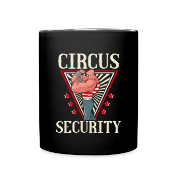 Circus Party Accessories - Carnival Staff - Full Colour Mug - black - Front