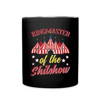 Circus Party Accessories - Ringmaster of Shit - Full Colour Mug - black - Front