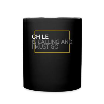 Chile Spruch - Tasse einfarbig - Schwarz - Vorne