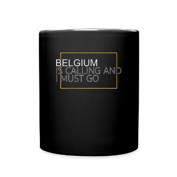 Belgium Saying - Full Colour Mug - black - Front