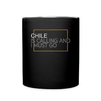 Chile Spruch - Tasse einfarbig - Schwarz - Vorne