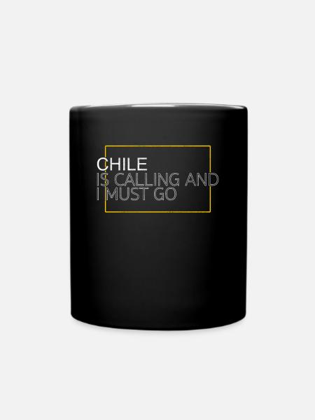 Chile Spruch - Tasse einfarbig - Schwarz