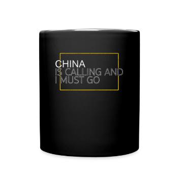 Citation Chine - Mug uni - noir - Devant