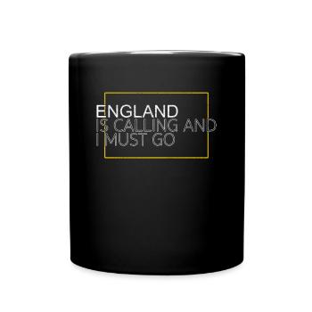 England Saying - Full Colour Mug - black - Front