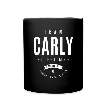 Carly Personalized Name - Full Colour Mug - black - Front