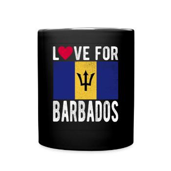 Souvenir de la Barbade - Mug uni - noir - Devant
