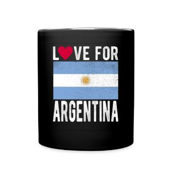 Argentina Souvenir - Full Colour Mug - black - Front