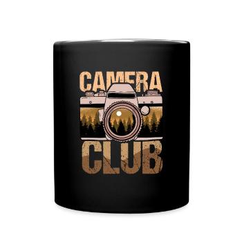 Cadeau de chemise Camera Club - Mug uni - noir - Devant