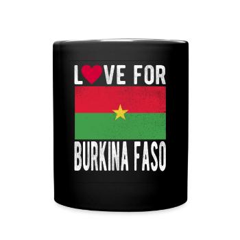 Burkina Faso Souvenir - Mug uni - noir - Devant