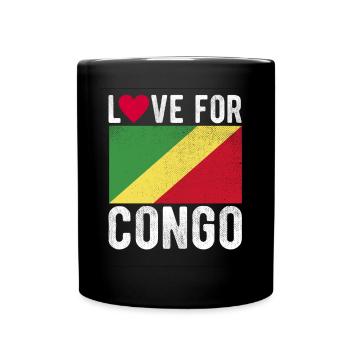 Congo Souvenir - Mug uni - noir - Devant