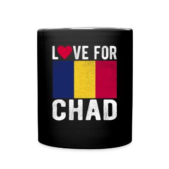 Chad Souvenir - Full Colour Mug - black - Front
