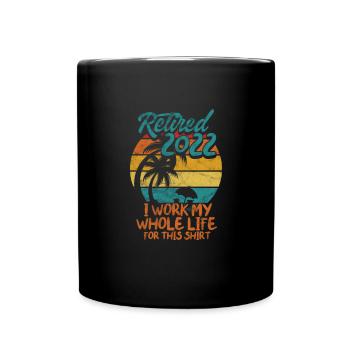 Retirement - Full Colour Mug - black - Front