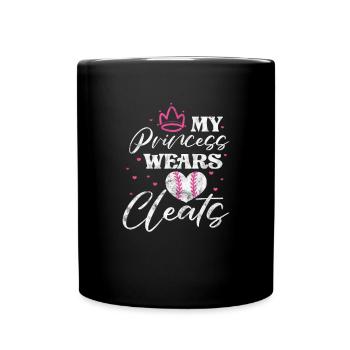 Softball - Tasse einfarbig - Schwarz - Vorne