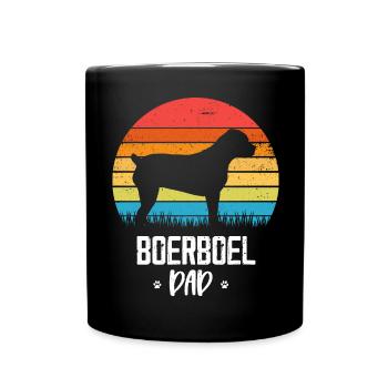 Boerboel - Tasse einfarbig - Schwarz - Vorne