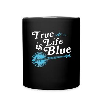 Banjo Shirts For Men Bluegrass Appalachia Folk - Full Colour Mug - black - Front