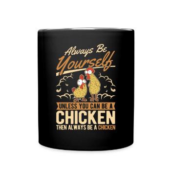 Poulets Élevage de poulets Éleveur de poulet - Mug uni - noir - Devant