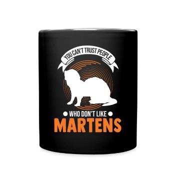 Martre Cadeau Vison Blaireau Martre - Mug uni - noir - Devant