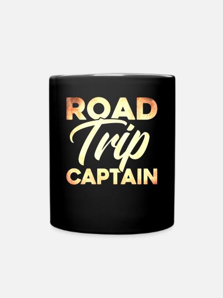 Capitaine de road trip - Mug uni - noir
