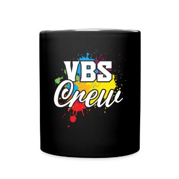 VBS Crew Urlaub Bibelschule Christliche Lehrerin - Tasse einfarbig - Schwarz - Vorne