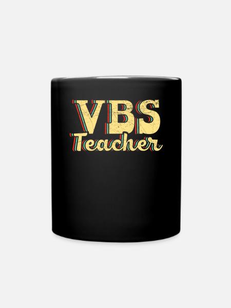 VBS Lehrer Ferienbibelschule Christian - Tasse einfarbig - Schwarz