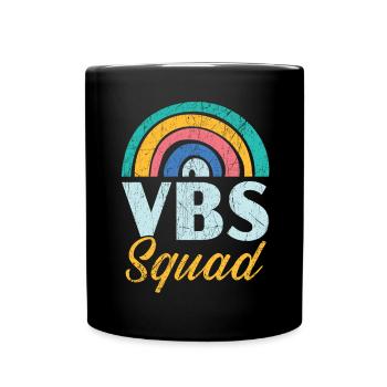 VBS Squad Ferienbibelschule Christlicher Lehrer - Tasse einfarbig - Schwarz - Vorne