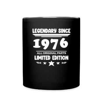 Année de construction 1976 - né en 1976 - Mug uni - noir - Devant