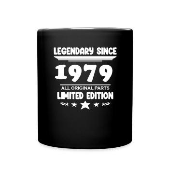 1979 - Tasse einfarbig - Schwarz - Vorne