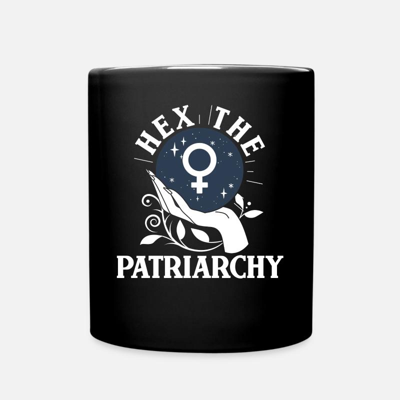 Feminist Witch Hex The Patriarchy - Tasse einfarbig - Schwarz