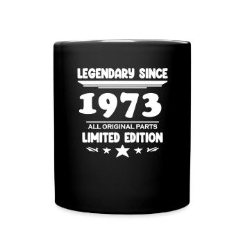 Année de construction 1973 - Mug uni - noir - Devant