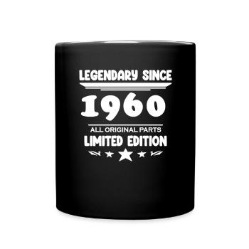 Année de construction 1960 - né en 1960 - Mug uni - noir - Devant