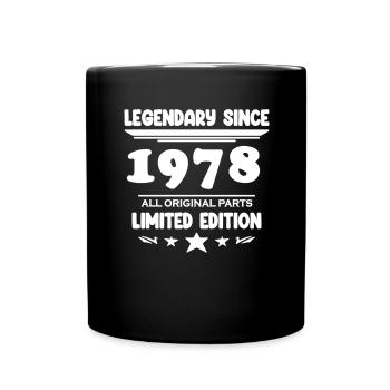 1978 - Born 1978 - Full Colour Mug - black - Front