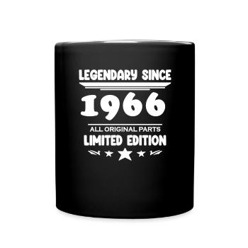 1966 - Tasse einfarbig - Schwarz - Vorne