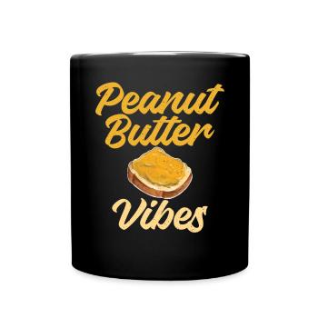 Cadeau amoureux du beurre de cacahuète - Mug uni - noir - Devant