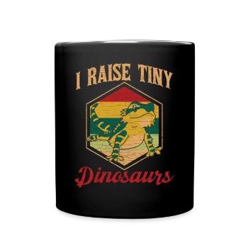 Bearded Dragon Bartagame Geschenk - Tasse einfarbig - Schwarz - Vorne